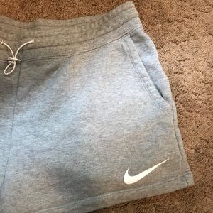 nike sweatpants shorts
